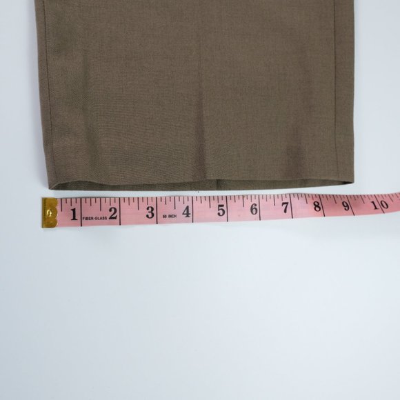 PRONTO UOMO Men's 42 X 32 Straight Fit Flat Front Dress Pants - Picture 11 of 11